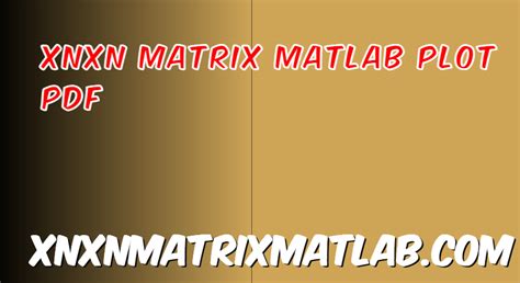 xnxn matrix matlab plot|plotmatrix